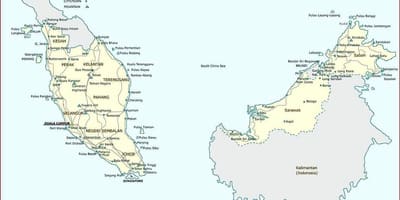 Մալայզիա ծրագիրը քարտեզի վրա 