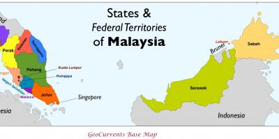 Մալայզիա անվճար քարտեզ